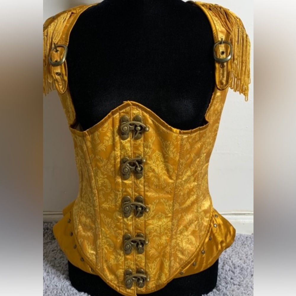 Elegant Gold Corset - Picture 4 of 4